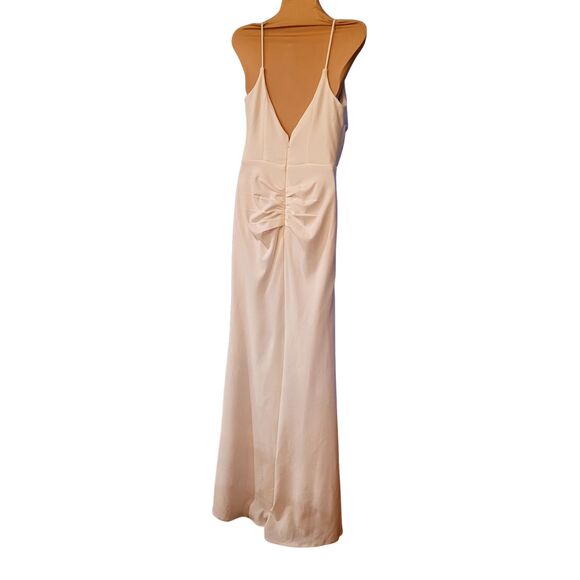 NWT David's Bridal DB Studio Women's White Maxi Dress - Size 4 Wedding, Prom - Picture 6 of 11